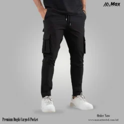 MX-101 Max premium Dughi Cargo Trouser-Black