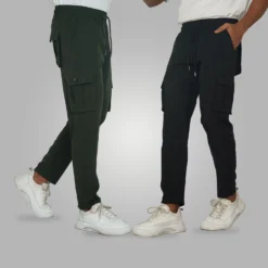MX-103 Mens Cargo Trouser- Black & Olive