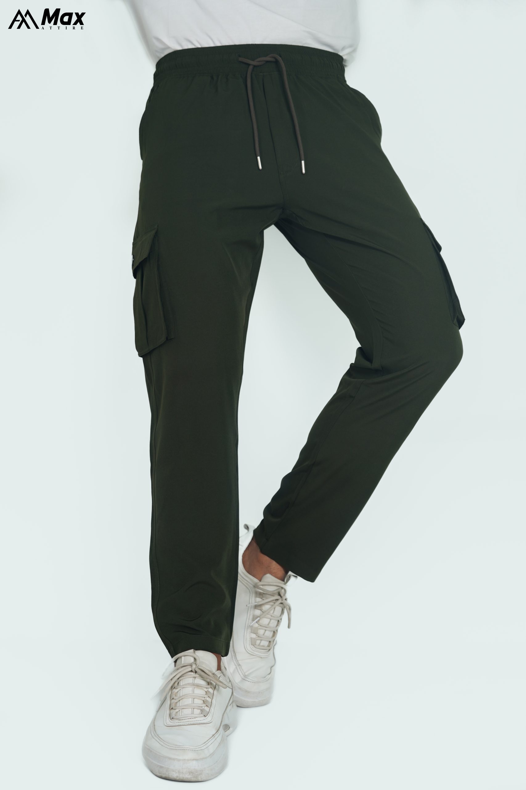 MX-103 Mens Cargo Trouser-Olive - Image 2