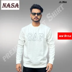 MX-137 Max Premium Sweat Shirt Gap-White