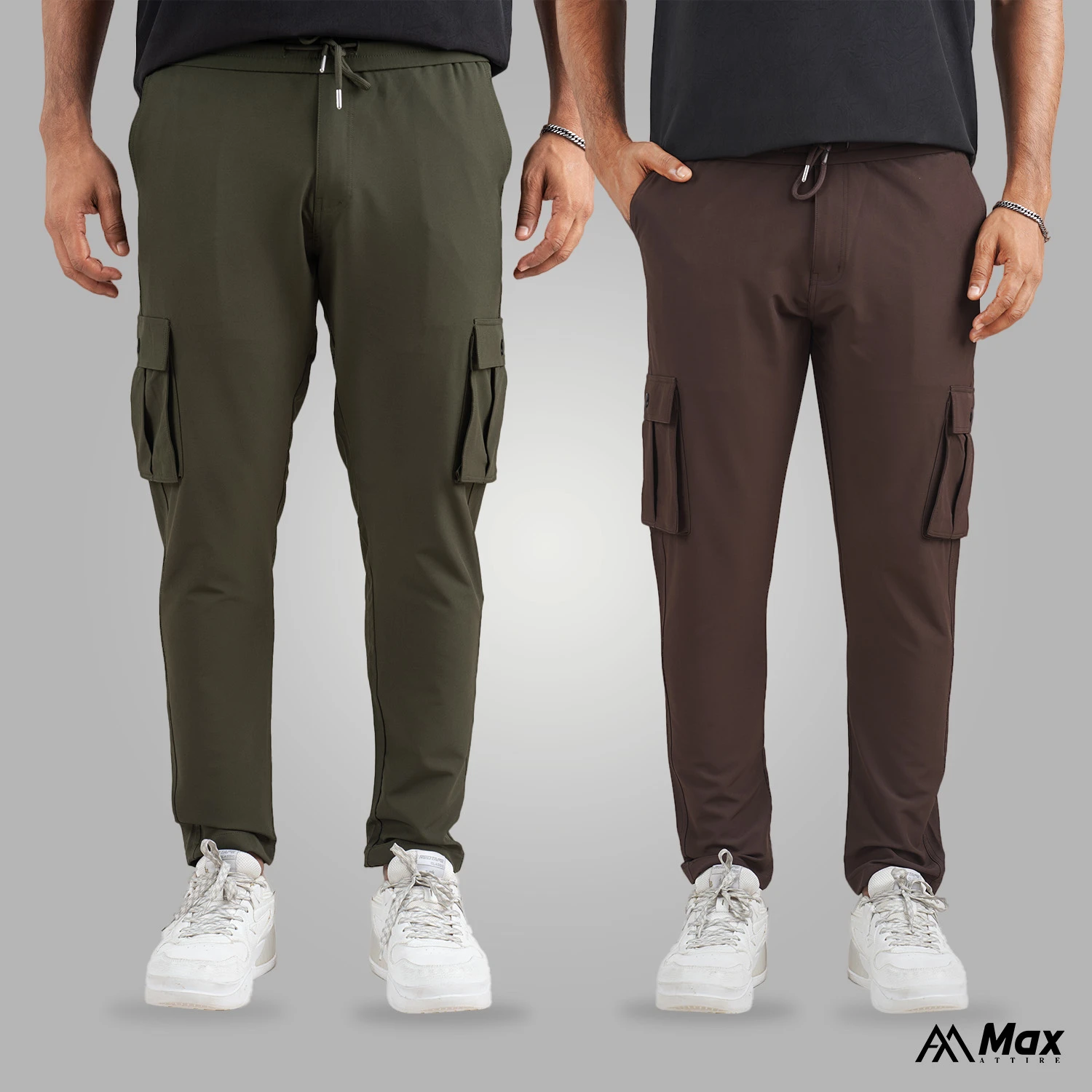 MX-101 Max premium Cargo Trouser-Olive & Coffe