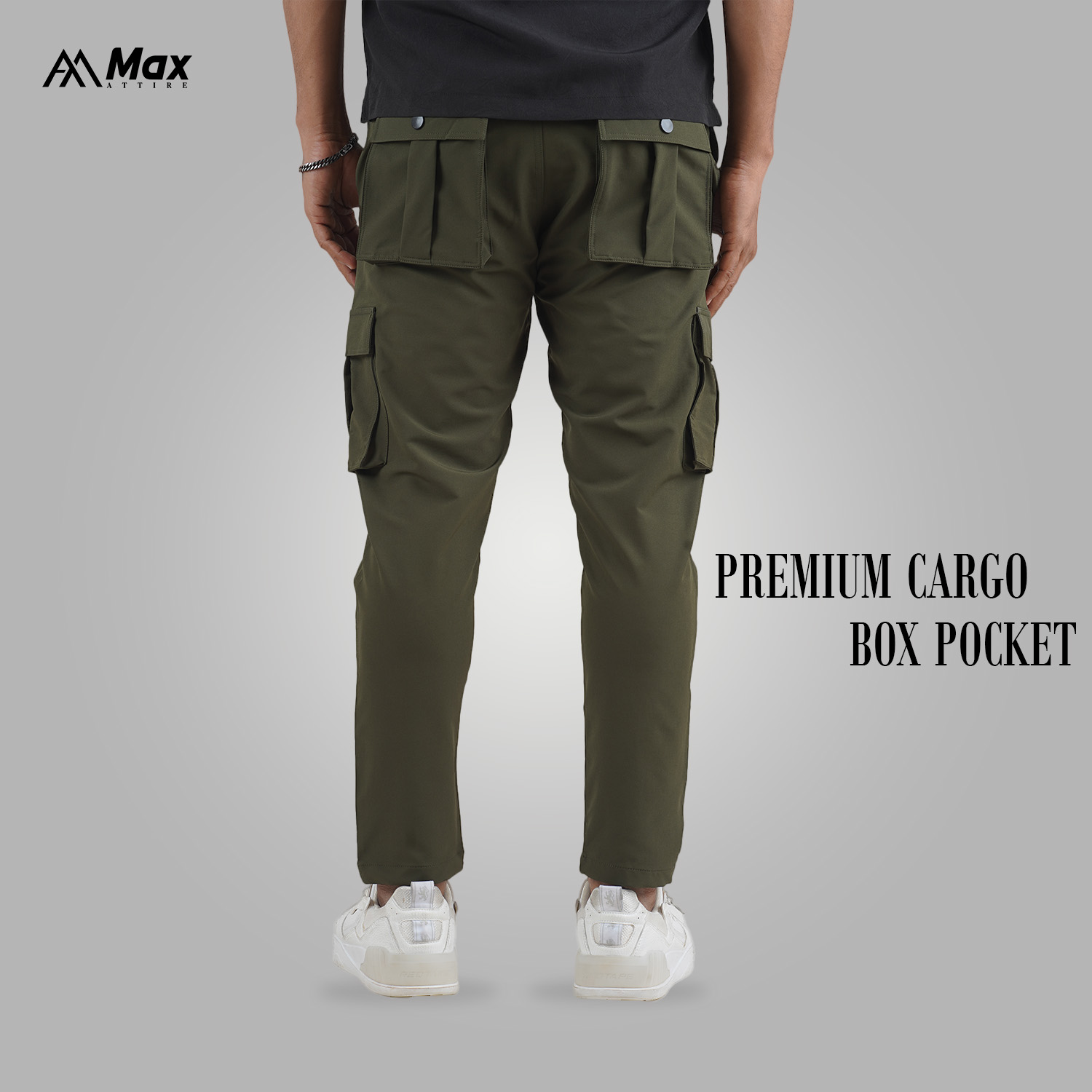 MX-101 Max premium Dughi Cargo Trouser-Olive - Image 2