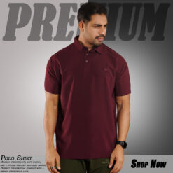 MX-132 Mens Polo Shirt-Maroon