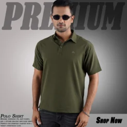 MX-132 Mens Polo Shirt-Olive