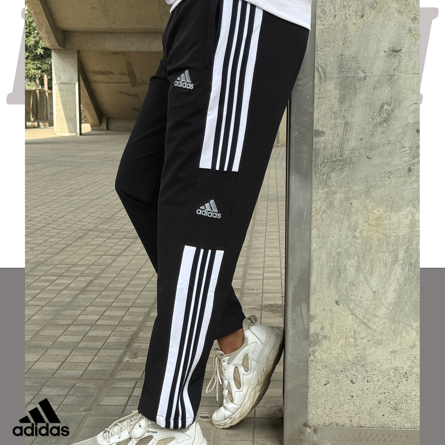 MX-111 Premium Adidas Trouser-Black,Olive,Cream - Image 3