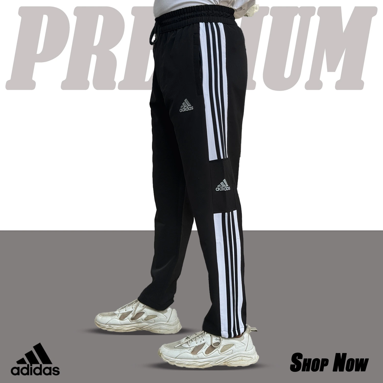 MX-111 Premium Adidas Trouser-Black
