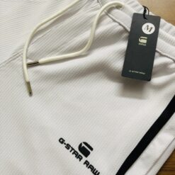 Alternative view of MX-109 Premium Baggy Striped Trouser-White