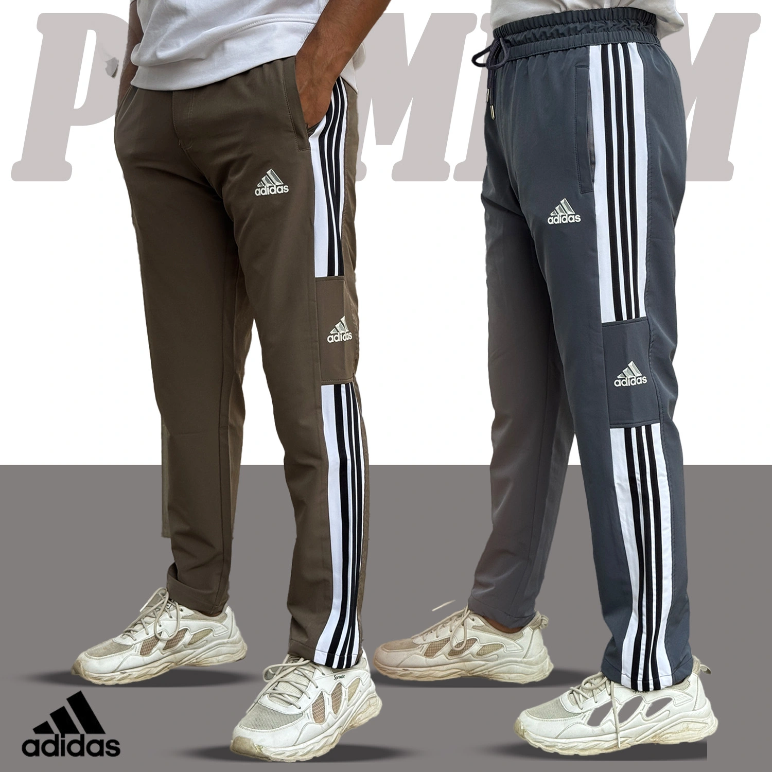 MX-111 Premium Adidas Trouser-Olive & Anther